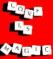 amore e magia ben scandito a lettere