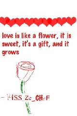 amore come fiore disegno