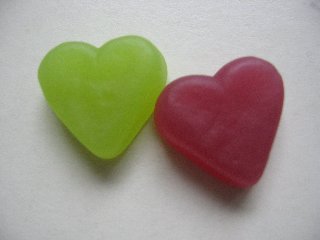 cuore verde e cuore rosso