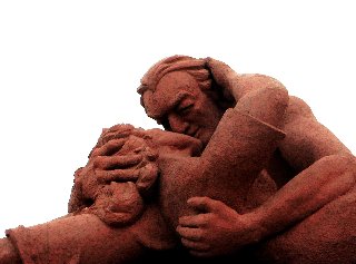 abbraccio statuario