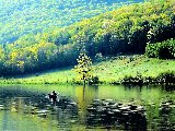 natura spettacolare riflessa su un lago incantato