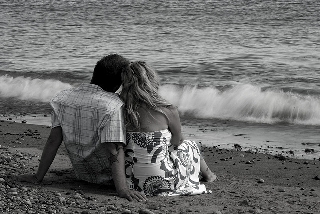 romanticismo sulla spiaggia