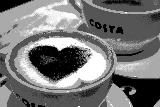 caffe bianco nero