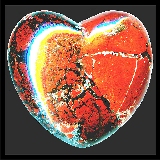 cuore di pietra coloratissimo