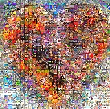 mosaico a cuore