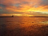 tramonto romantico al porto
