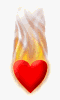 cuore in fiamme per te